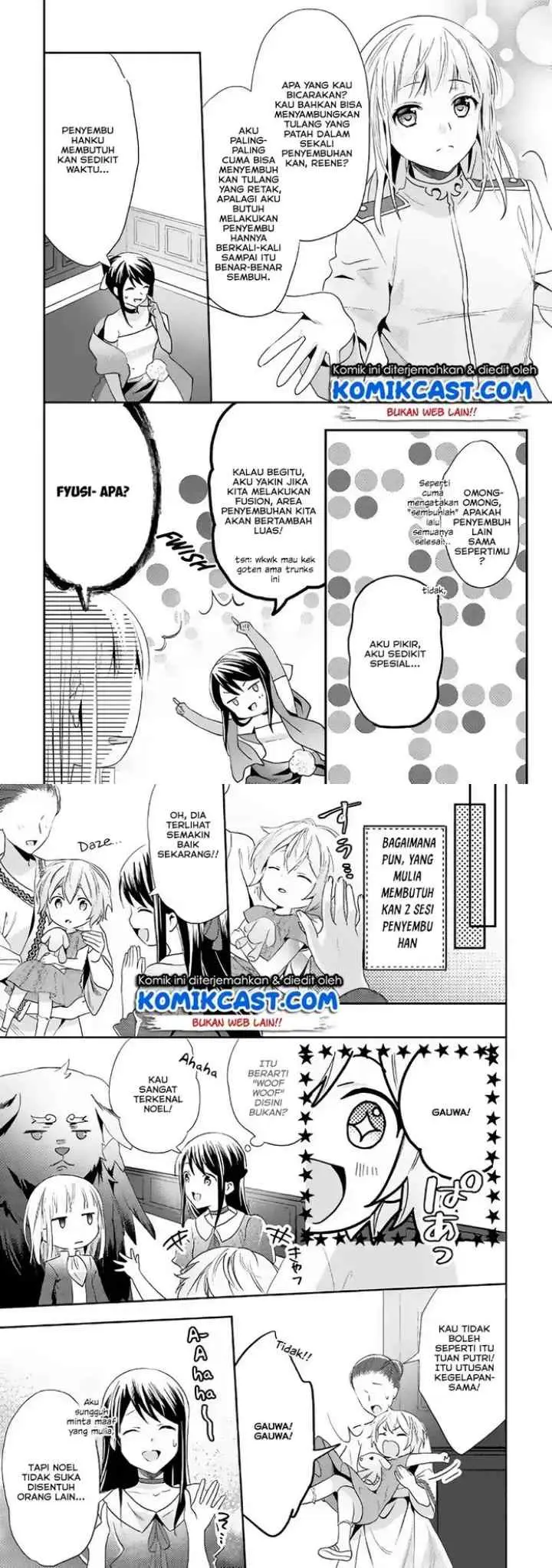 Isekai de ~Kuro no Iyashi Te~ tte Yobareteimasu chapter 44 halaman 4