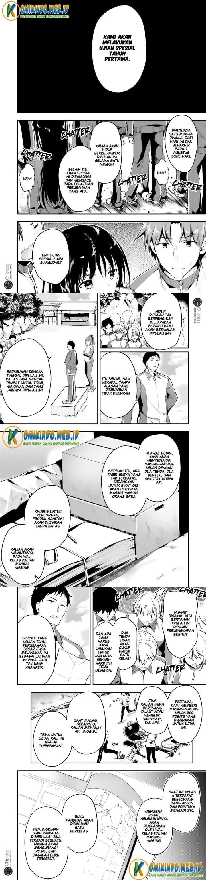 Youkoso Jitsuryoku Shijou Shugi no Kyoushitsu e chapter 16 halaman 10