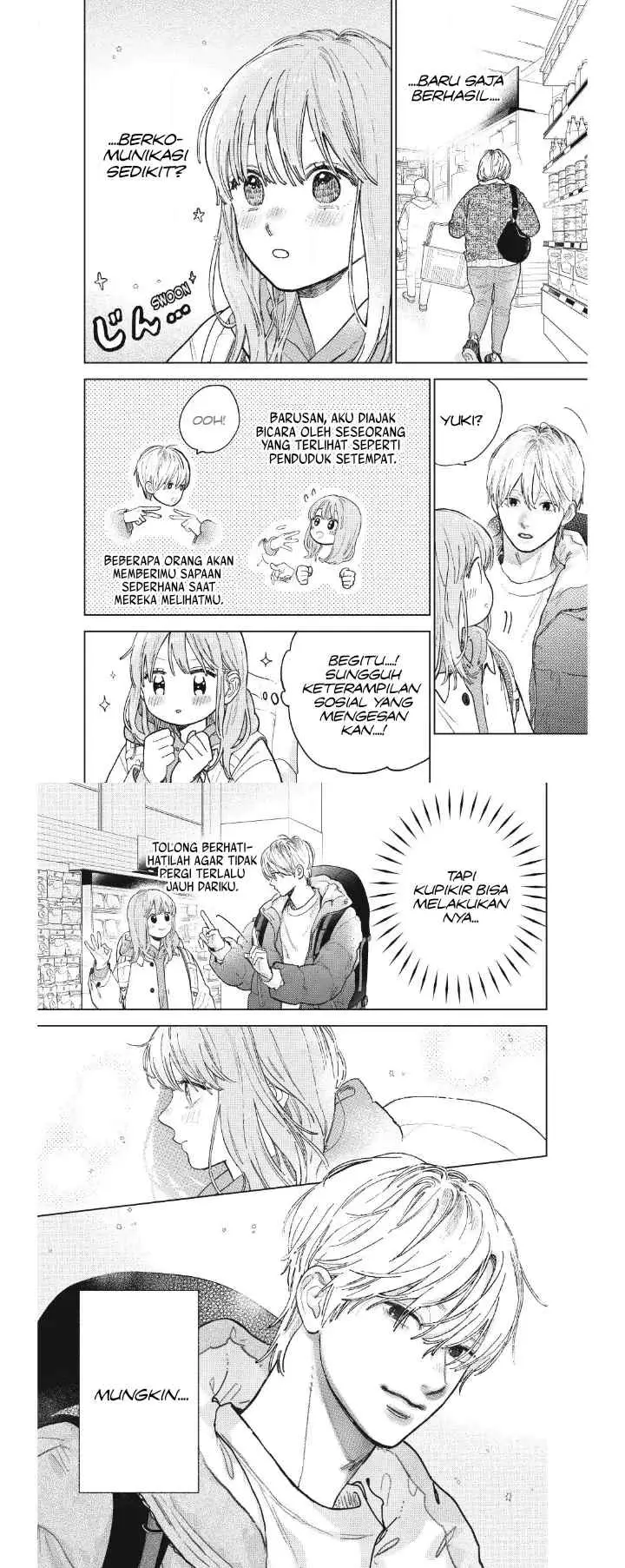Yubisaki to Renren chapter 54 halaman 13