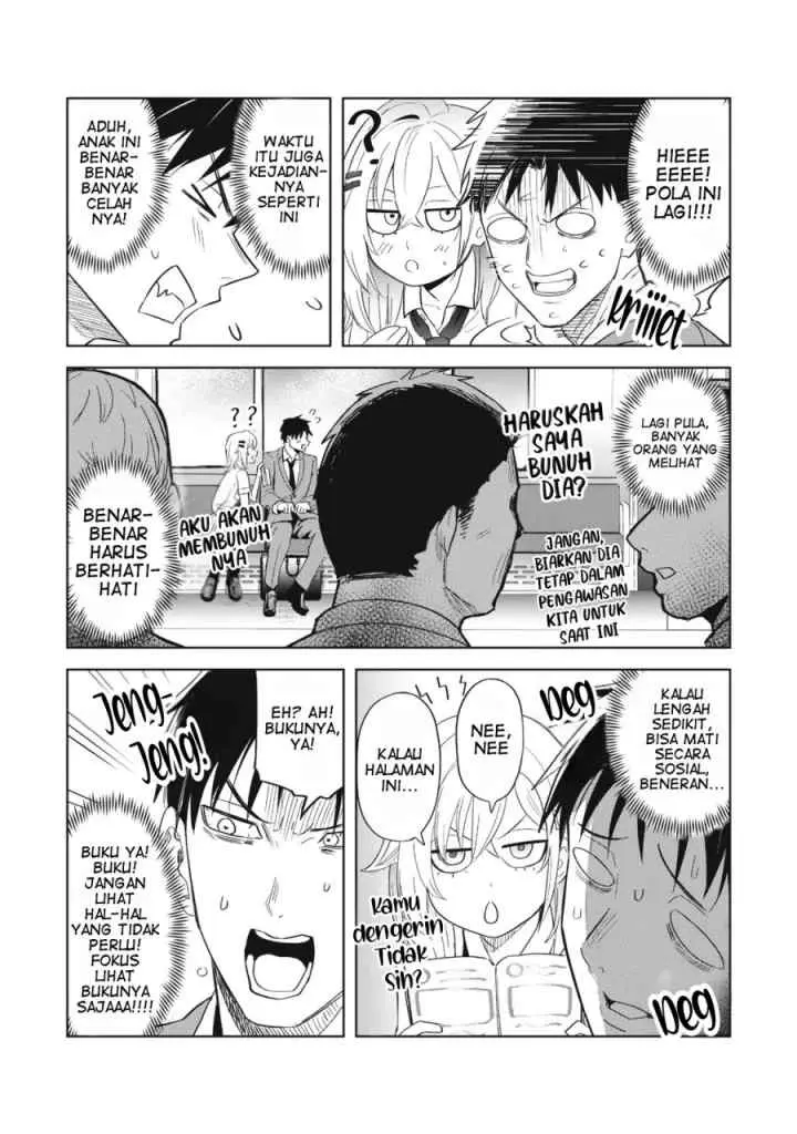 Asa no Tsuukin Densha de, Yatara to Hanashikakete Kuru Joshikousei chapter 4 halaman 9