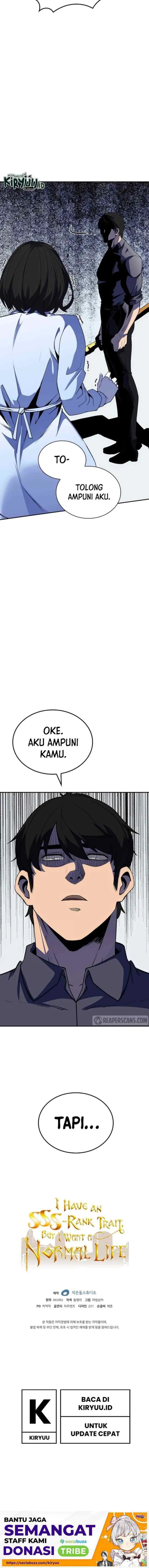 I have an SSS-rank Trait, but I want a Normal Life chapter 29 halaman 15