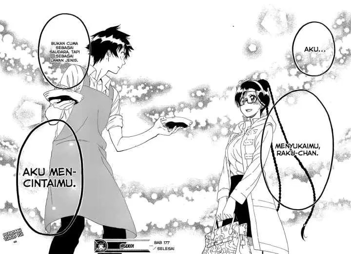 Nisekoi chapter 177 halaman 19