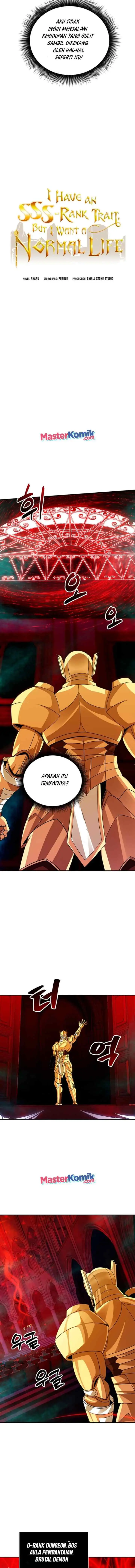 I have an SSS-rank Trait, but I want a Normal Life chapter 18 halaman 6