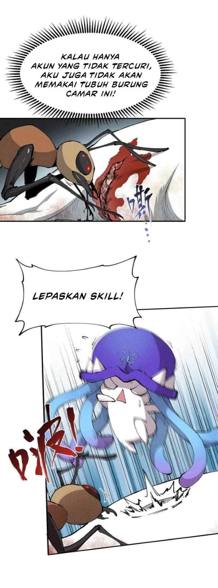 Even Though My Character Is a Jellyfish, I'm Still Super Strong chapter 4 halaman 15