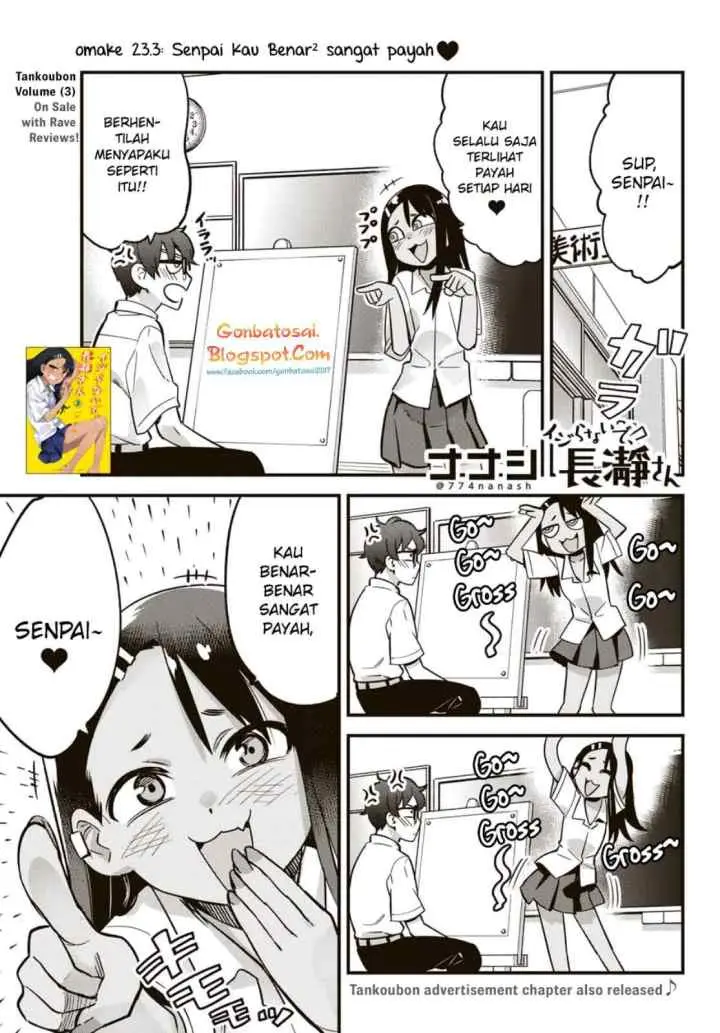 Ijiranaide, Nagatoro-san chapter 23.5 halaman 6