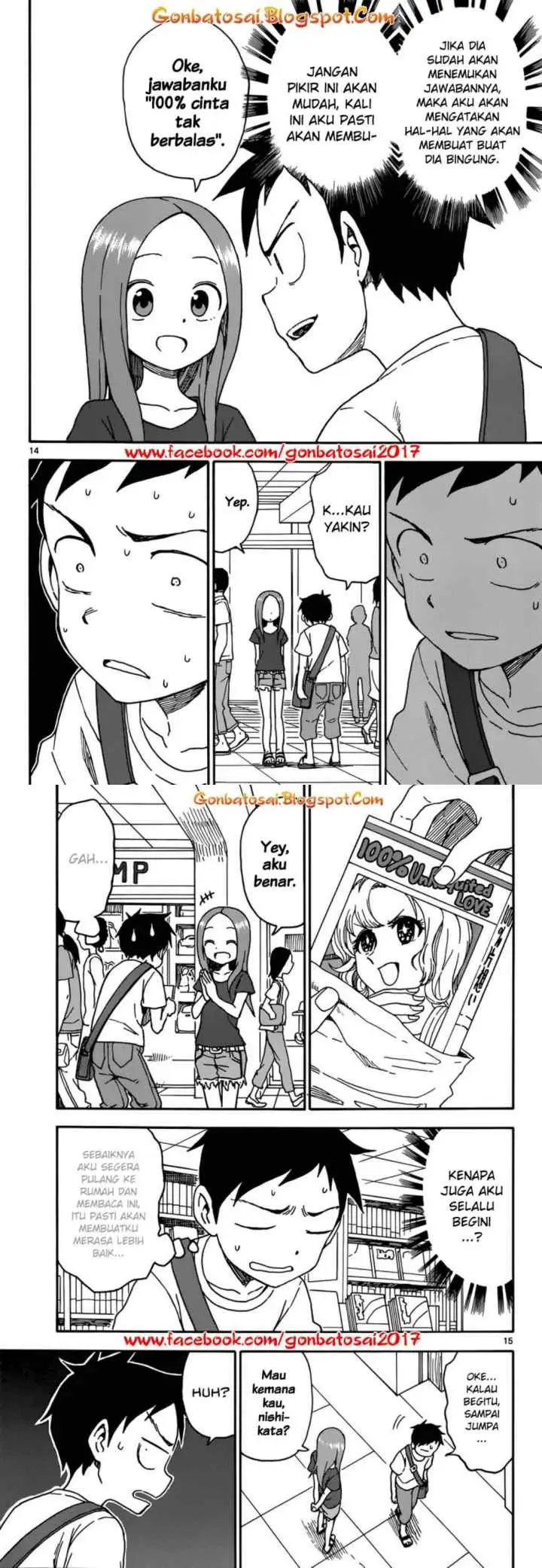 Karakai Jouzu no Takagi-san chapter 38 halaman 9