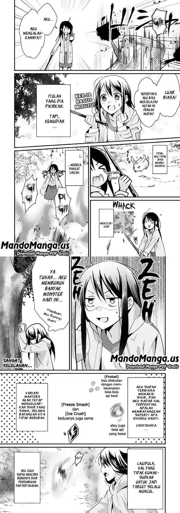 Isekai de ~Kuro no Iyashi Te~ tte Yobareteimasu chapter 1 halaman 9