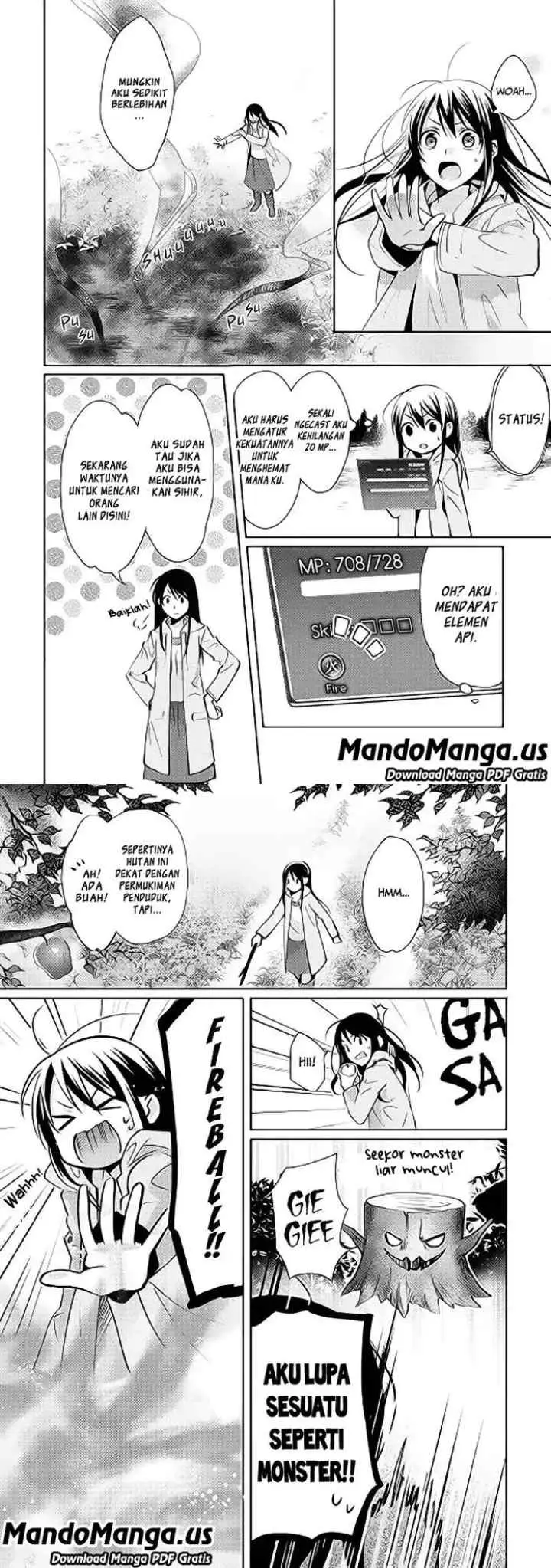Isekai de ~Kuro no Iyashi Te~ tte Yobareteimasu chapter 1 halaman 8