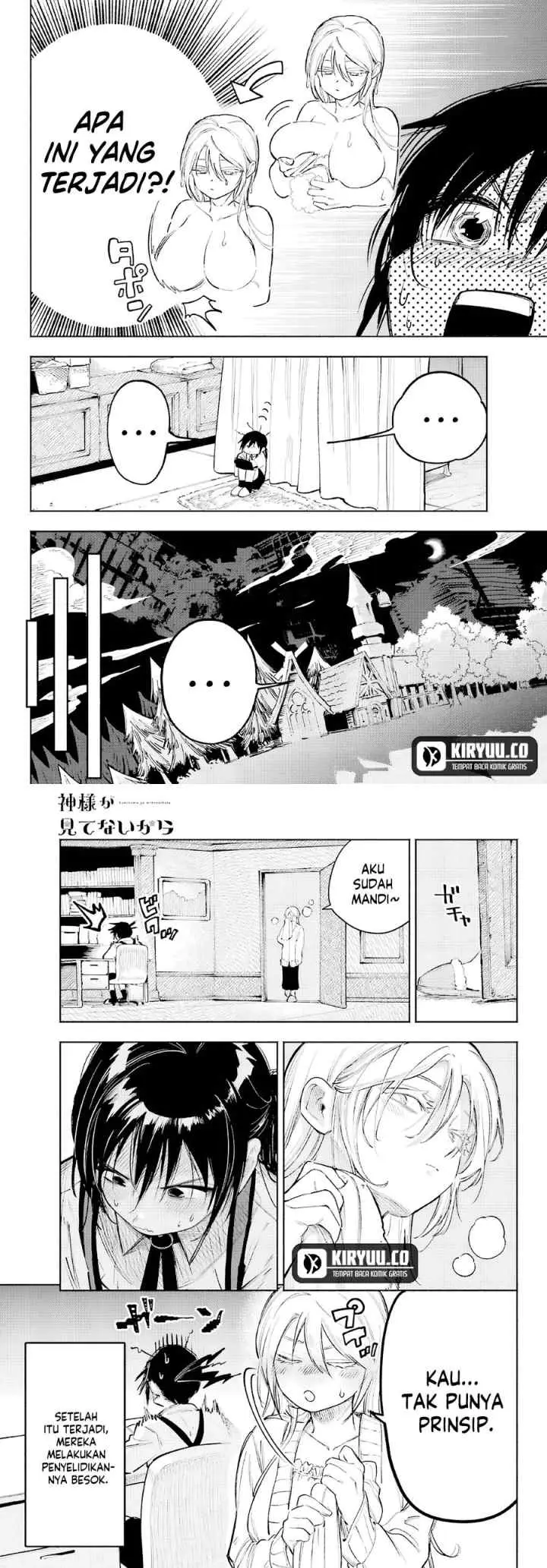 Kami-sama ga Mitenai kara chapter 3 halaman 9