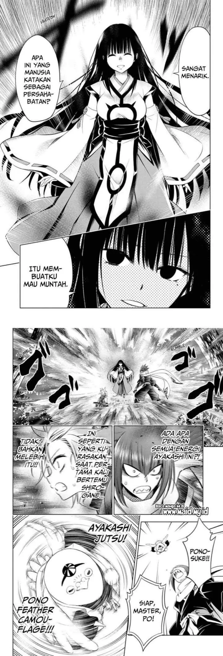 Ayakashi Triangle chapter 56 halaman 8