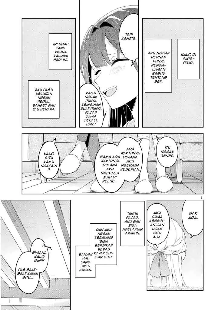 Watashi to senpai no, fujun de ichizu na futari gurashi chapter 2 halaman 11