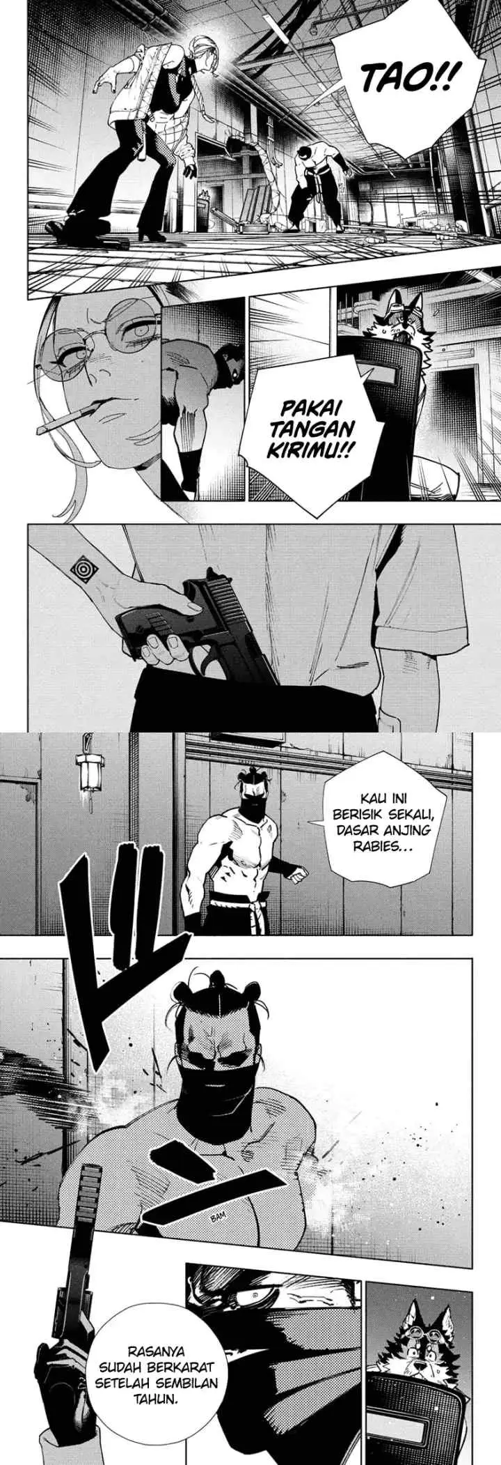 Gokurakugai chapter 32 halaman 9