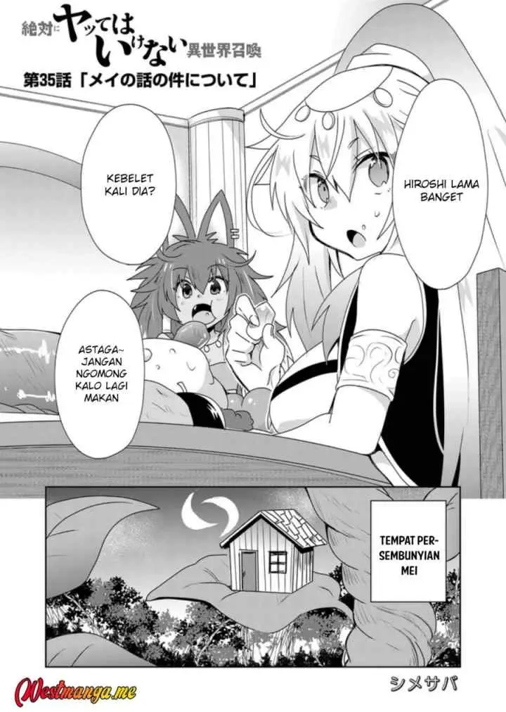 Zettai ni Yatte wa Ikenai Isekai Shoukan chapter 35 halaman 4