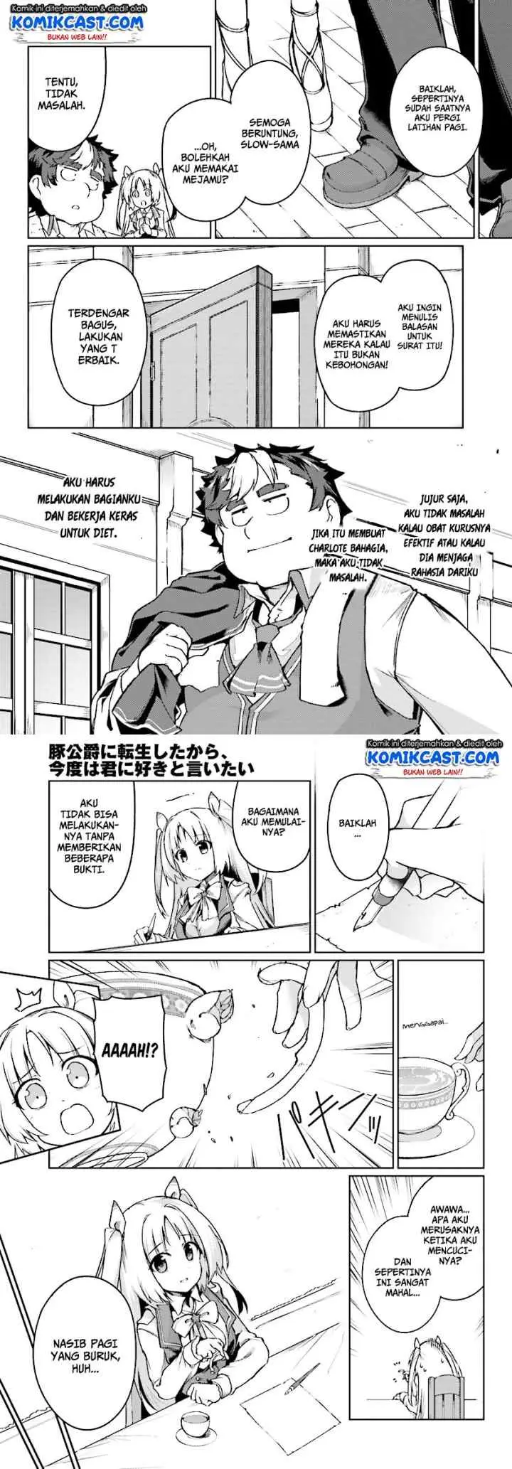 Buta Koushaku ni Tensei shita kara Kondo wa Kimi ni Suki to Iitai chapter 8 halaman 6