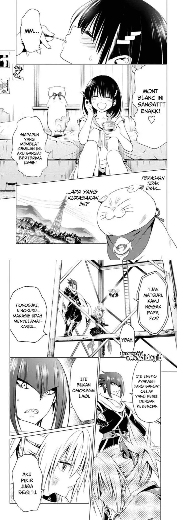 Ayakashi Triangle chapter 56 halaman 11