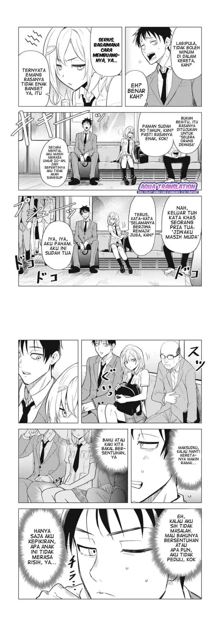 Asa no Tsuukin Densha de, Yatara to Hanashikakete Kuru Joshikousei chapter 1 halaman 6