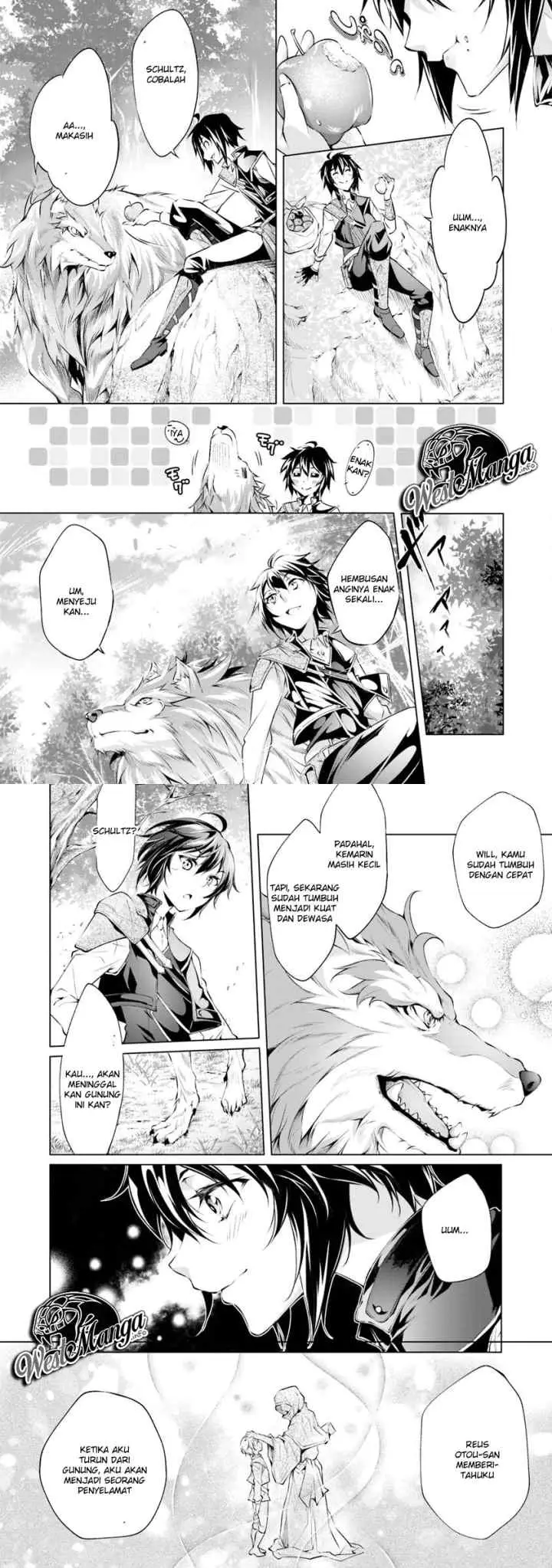Kamigami ni Sodaterare Shimo no, Saikyou to Naru chapter 2.1 halaman 4