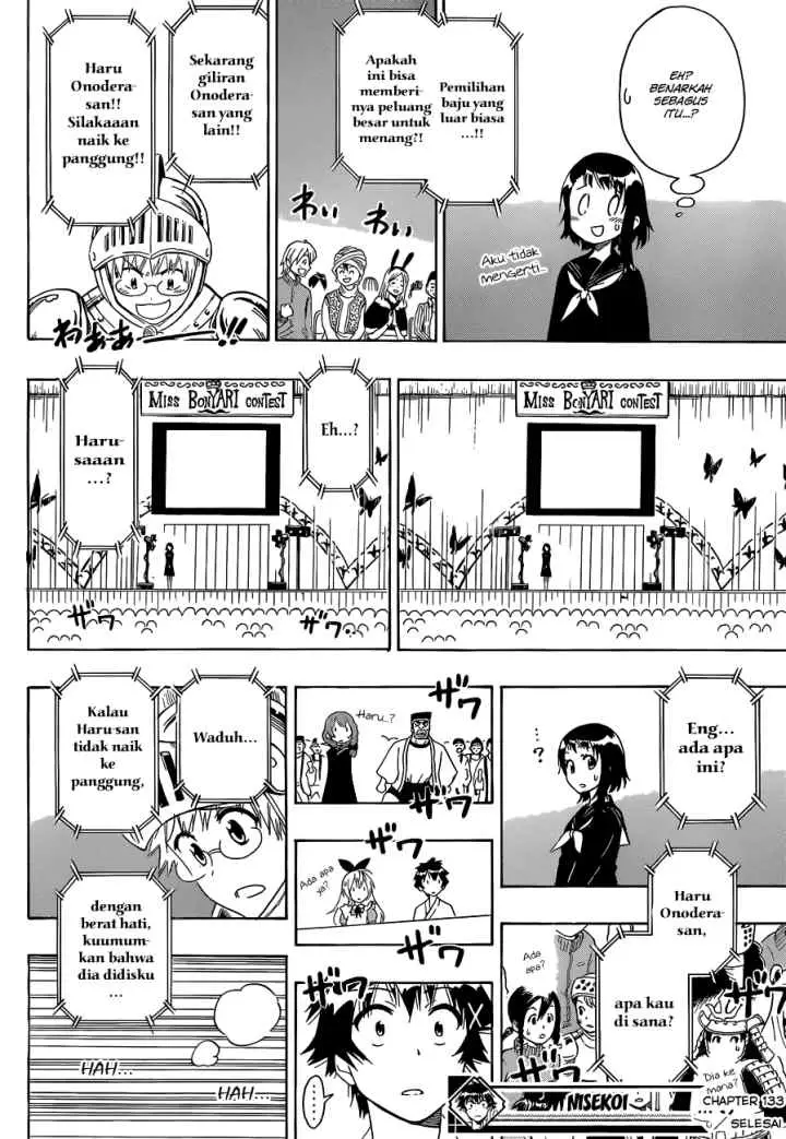 Nisekoi chapter 133 halaman 18