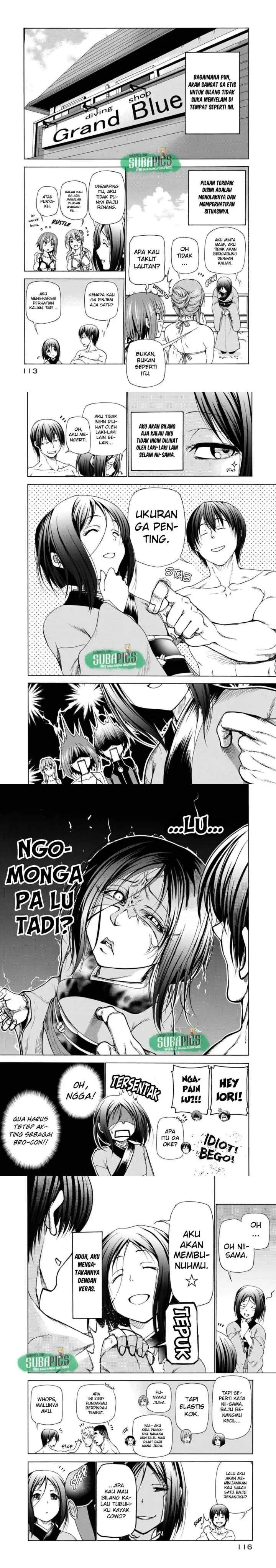 Grand Blue chapter 28 halaman 7