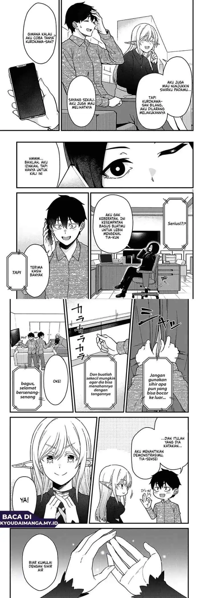Isekai Kara Kita Elf to Tomo ni Sugosu Nichijou chapter 3 halaman 4