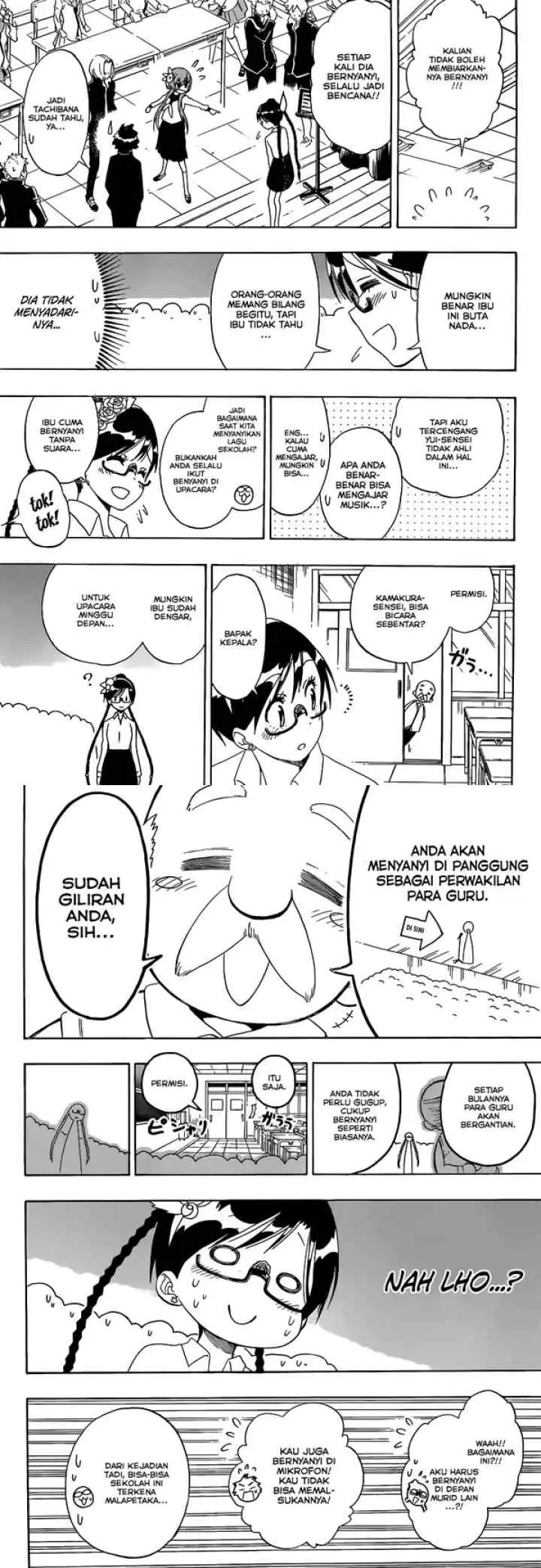 Nisekoi chapter 135 halaman 4
