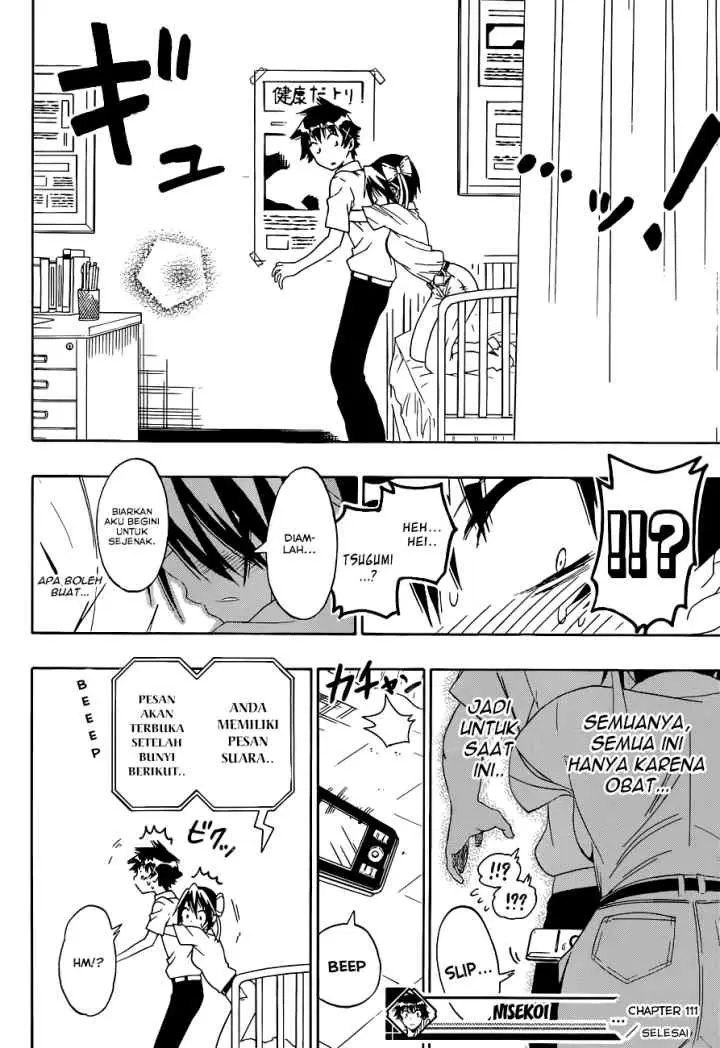 Nisekoi chapter 111 halaman 18