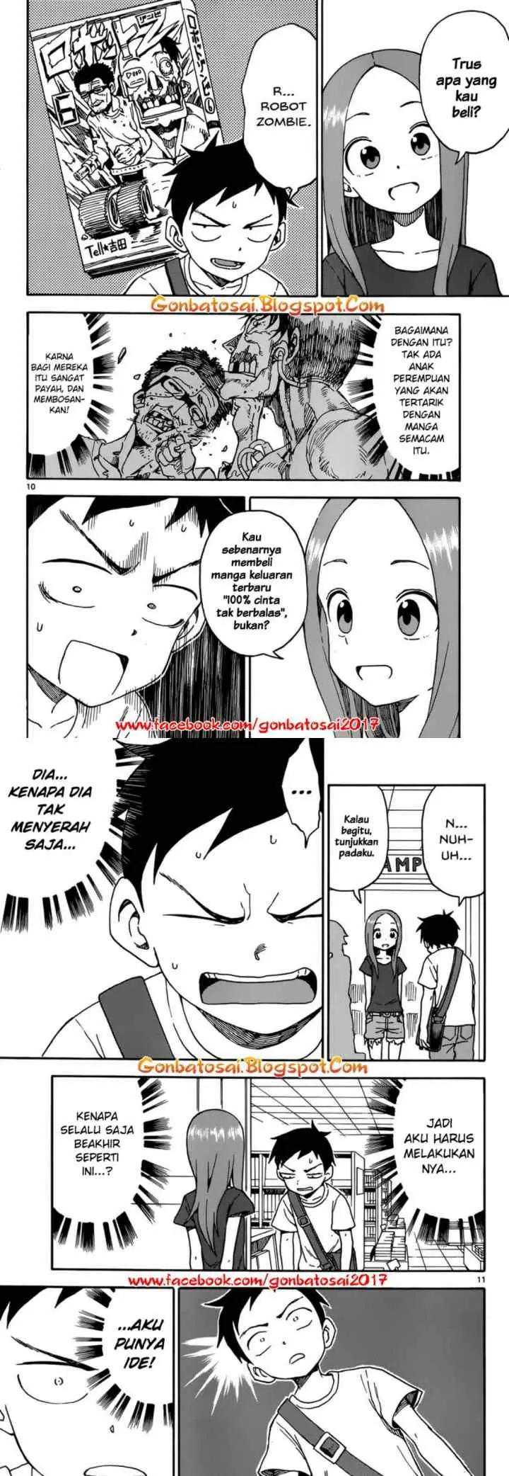 Karakai Jouzu no Takagi-san chapter 38 halaman 7
