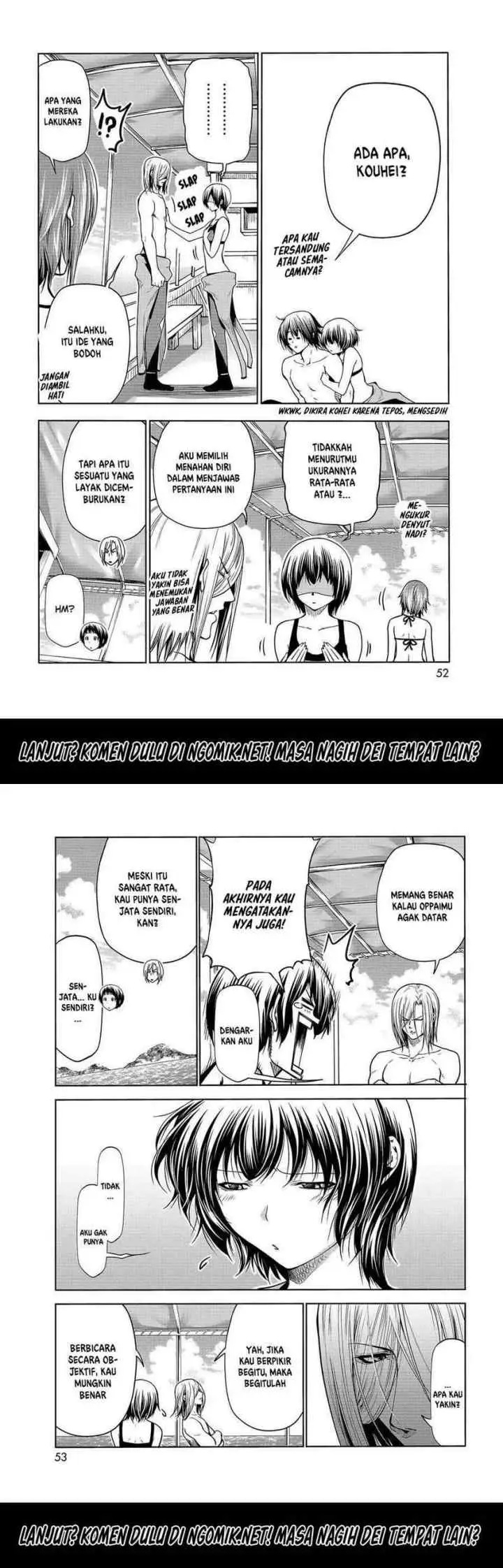 Grand Blue chapter 68.1 halaman 8