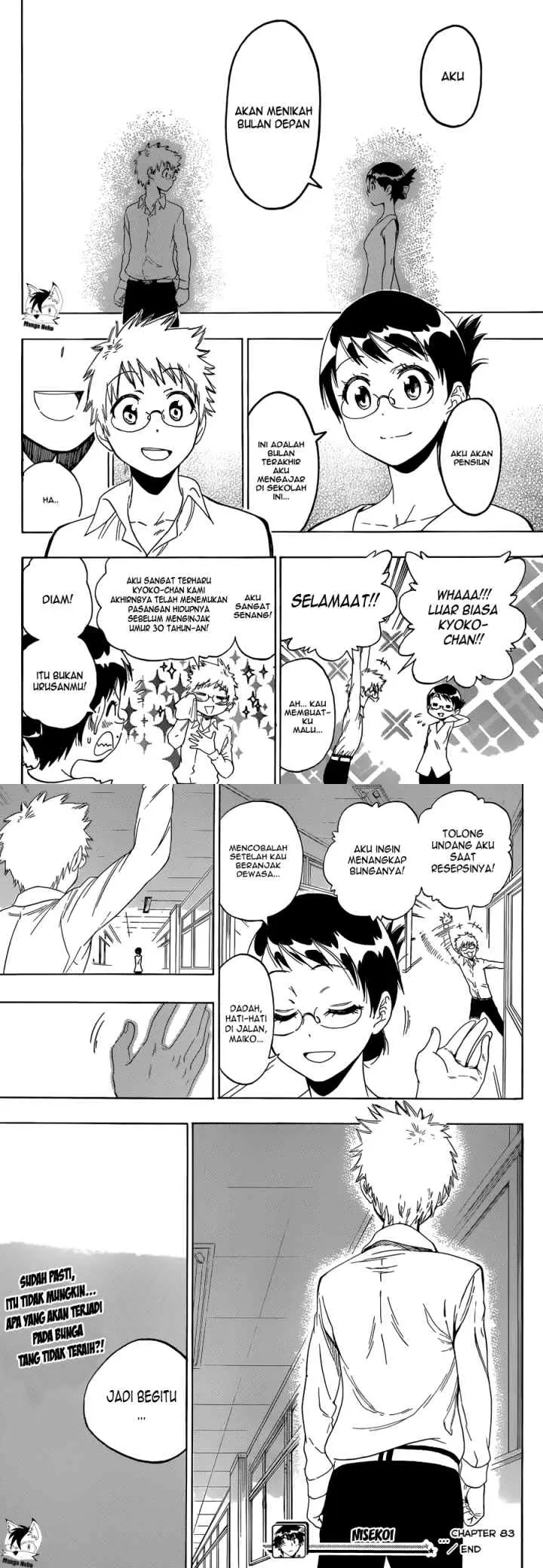 Nisekoi chapter 83 halaman 10