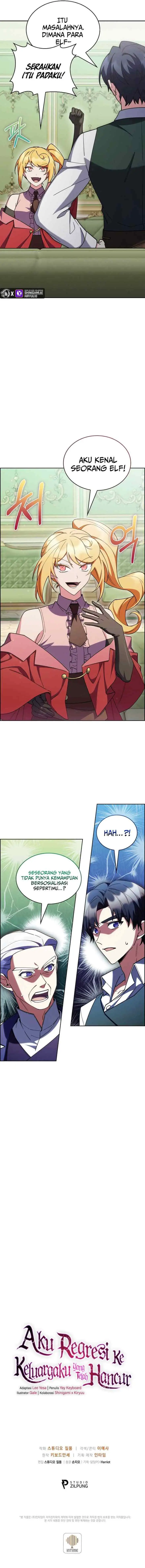 I Regressed to My Ruined Family chapter 63 halaman 12