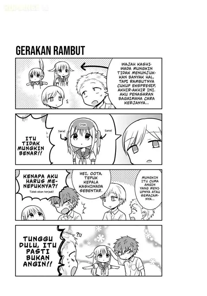 Kao ni denai Kashiwada-san to Kao ni deru Ota-kun chapter 47 halaman 10
