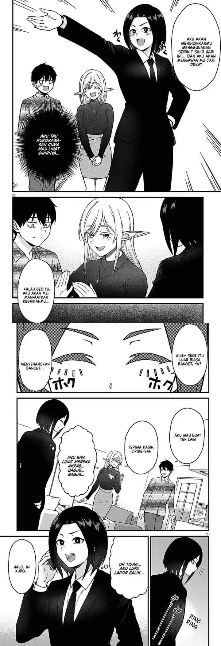 Isekai Kara Kita Elf to Tomo ni Sugosu Nichijou chapter 3 halaman 14