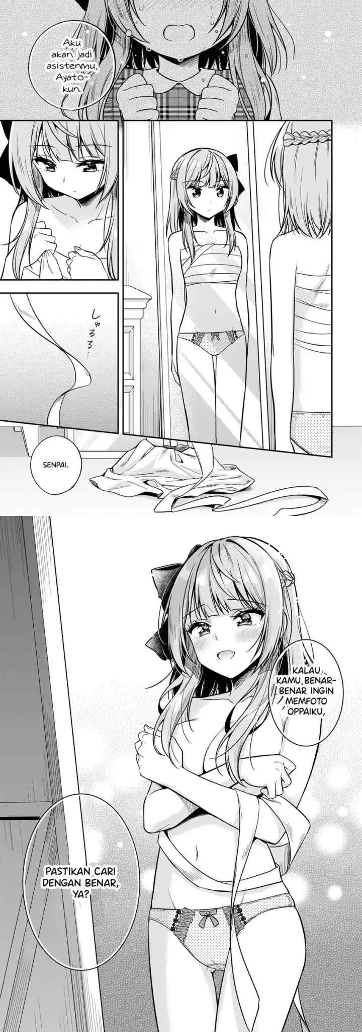 Camera-senpai to Sewayaki Jouzu na Kouhai-chan chapter 4 halaman 17