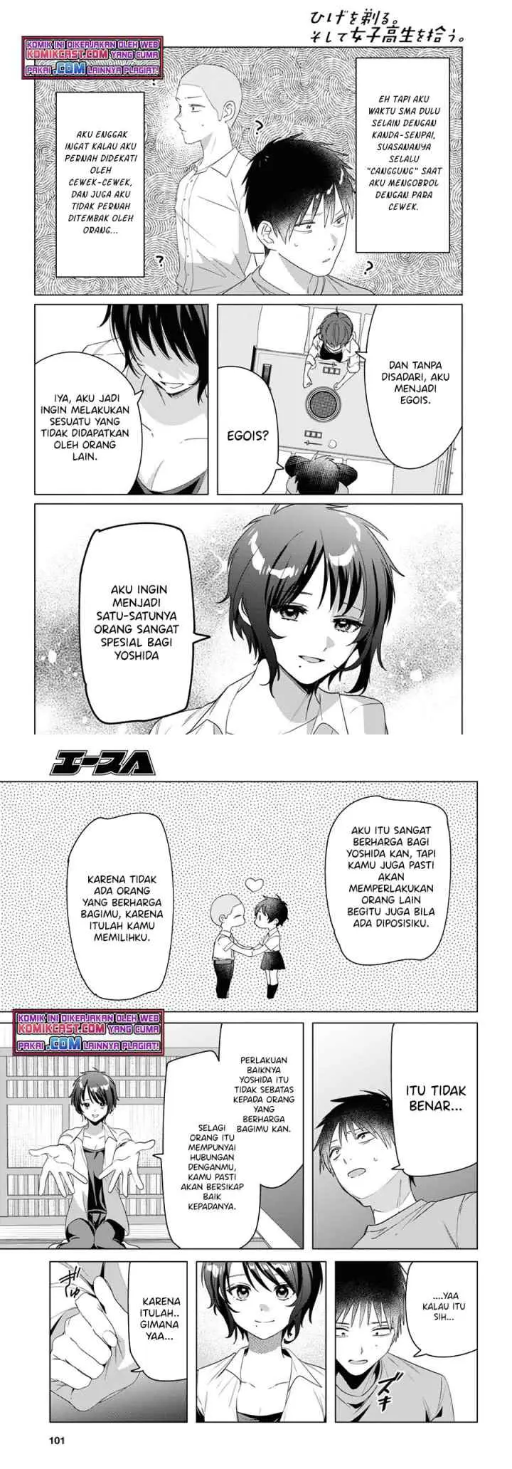 Hige Wo Soru. Soshite Joshikosei Wo Hirou chapter 37 halaman 9