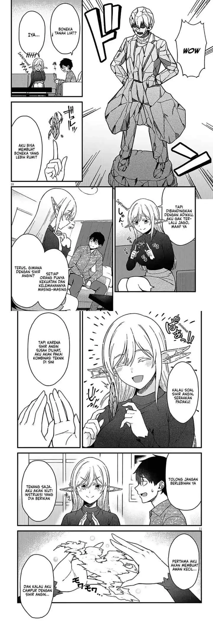 Isekai Kara Kita Elf to Tomo ni Sugosu Nichijou chapter 3 halaman 7