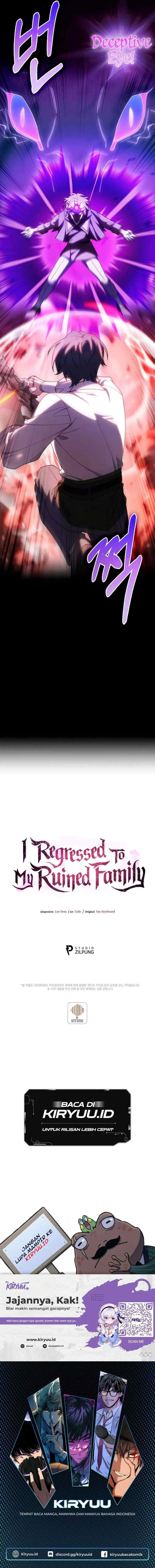 I Regressed to My Ruined Family chapter 65 halaman 17