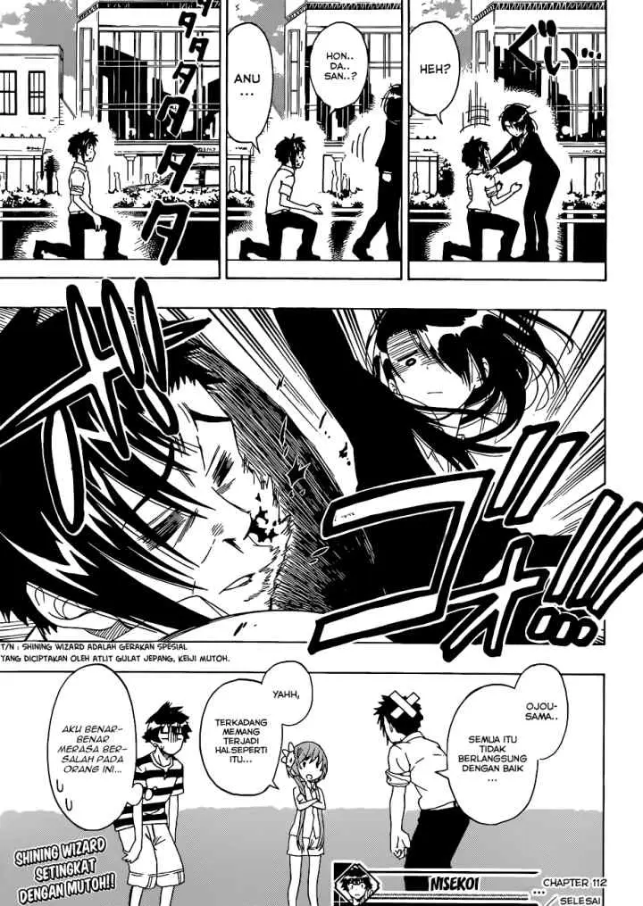 Nisekoi chapter 112 halaman 19